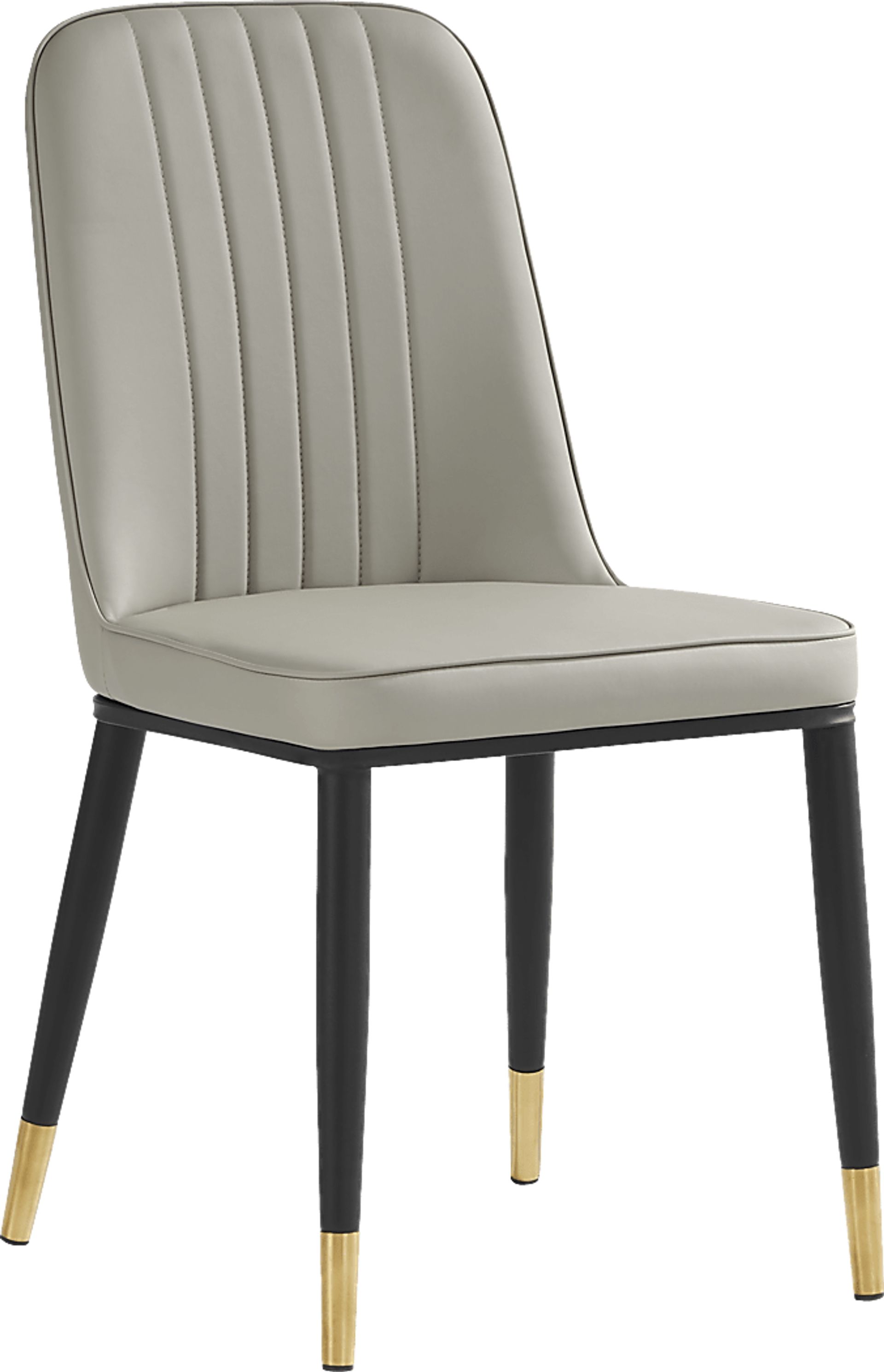 Portland Square Gray Dining Chair - Image 1