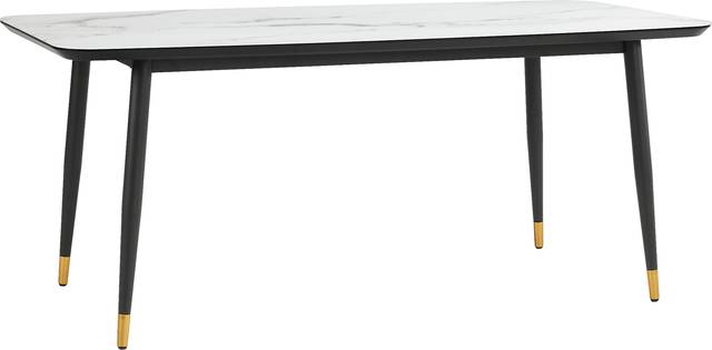 Portland Square White Rectangle 5 Pc Dining Room - Thumbnail - Image 2