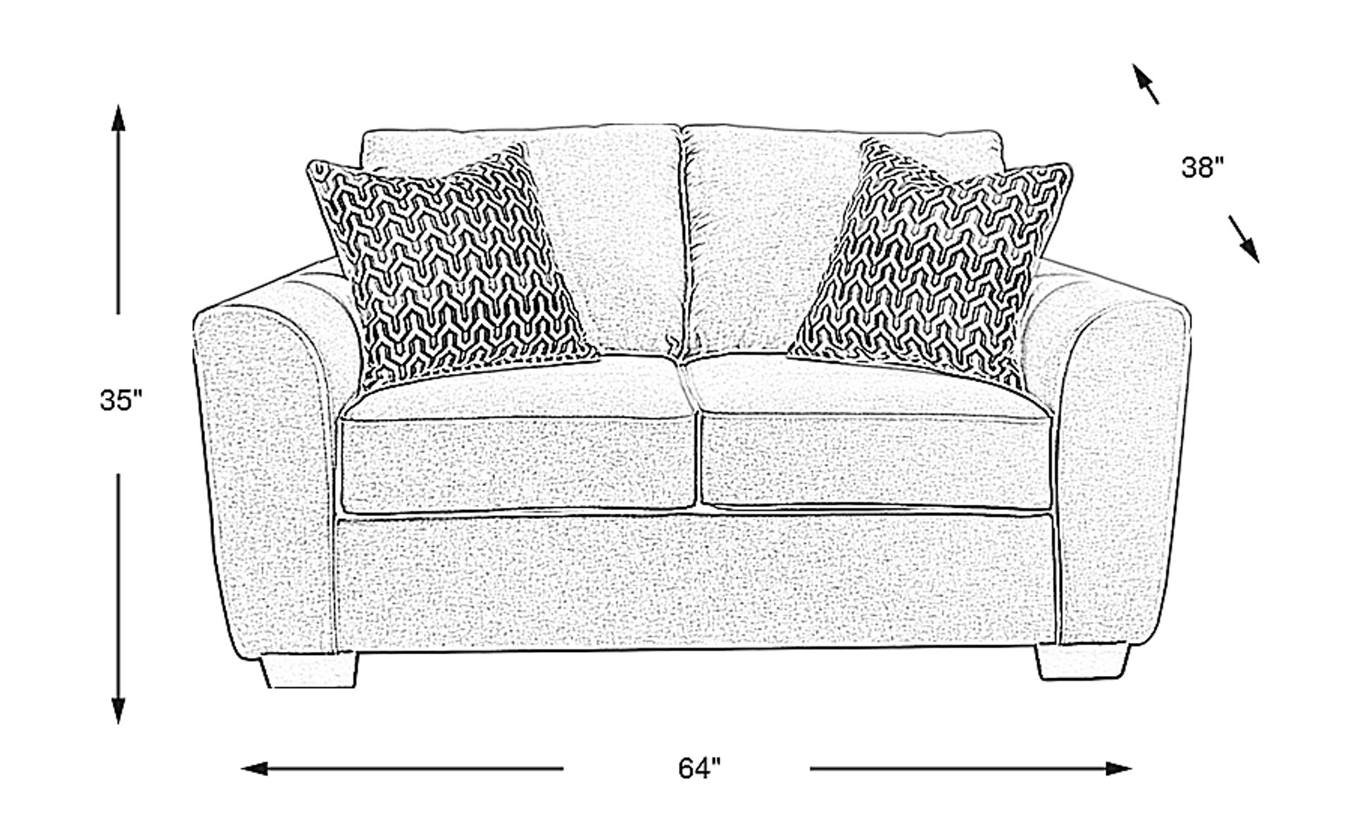 Dimension Image. Please refer to the Dimension Tab on this page for dimension details.