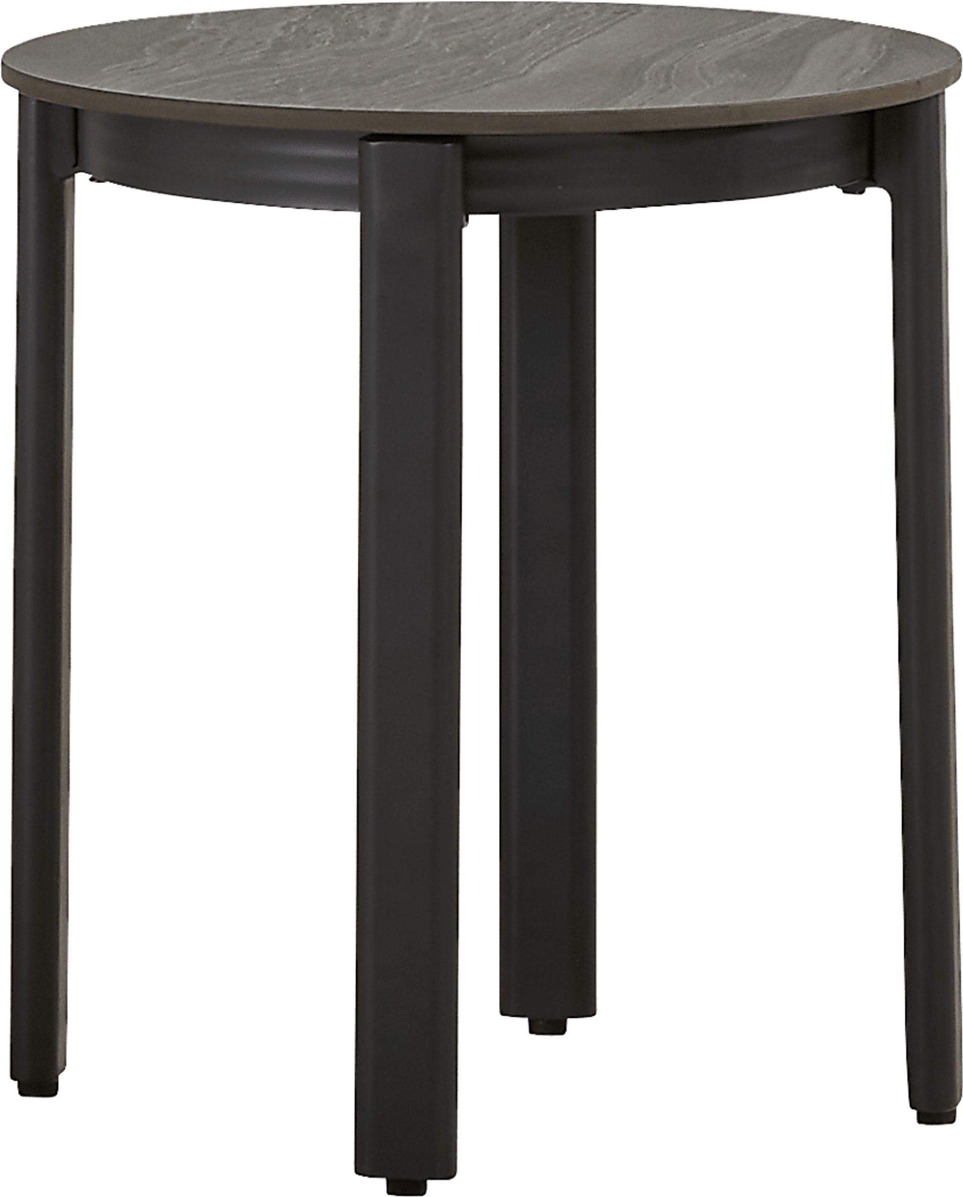 Porto Black Outdoor End Table - Image 1