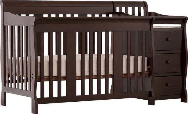 Portofino Espresso Crib and Changer Combo - Thumbnail - Image 1