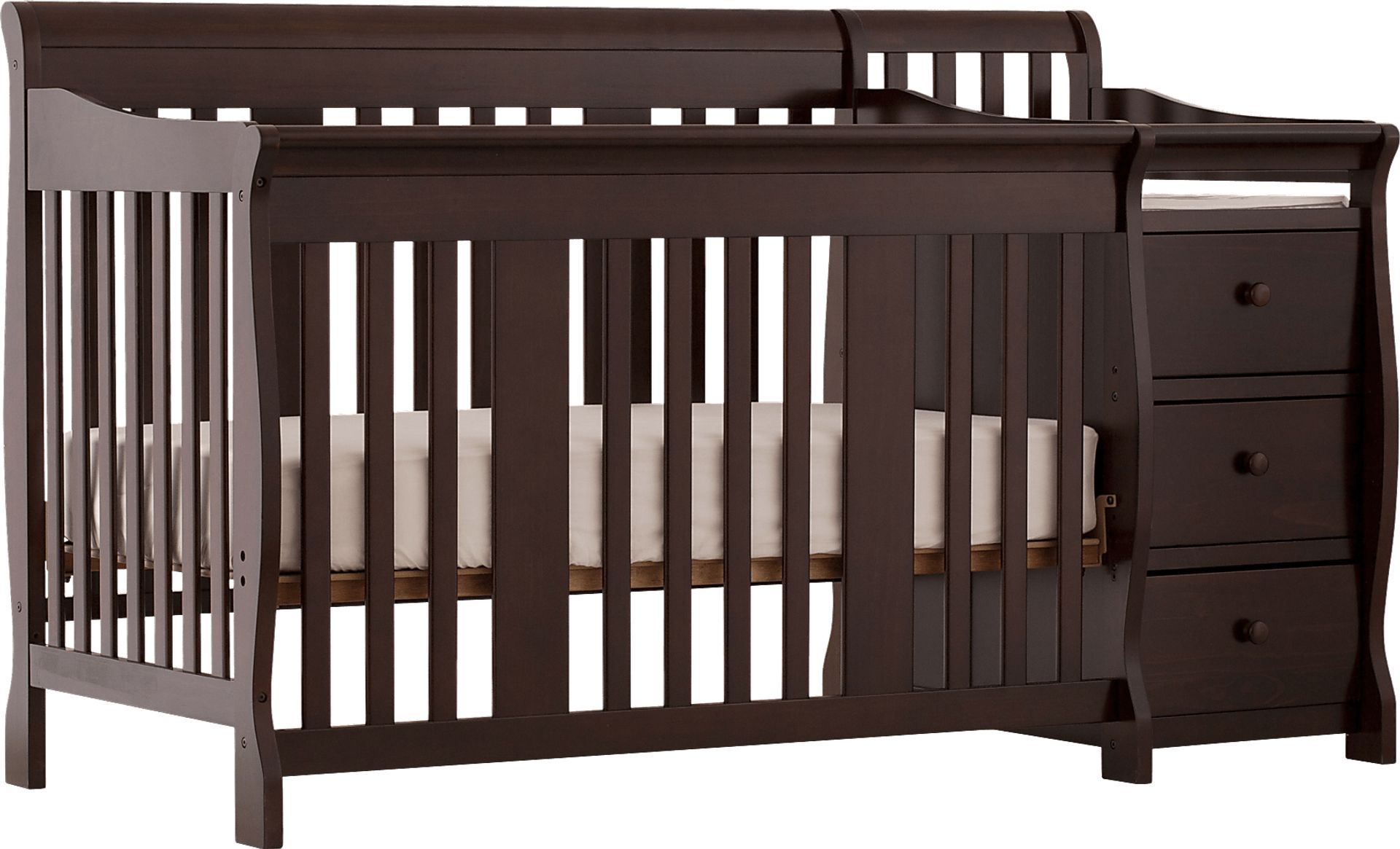 Portofino Espresso Crib and Changer Combo - Image 1