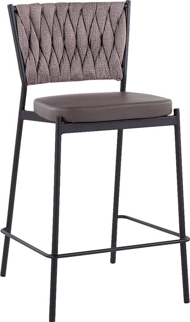 Portola Gem Brown Counter Height Stool, Set of 2 - Thumbnail - Image 2
