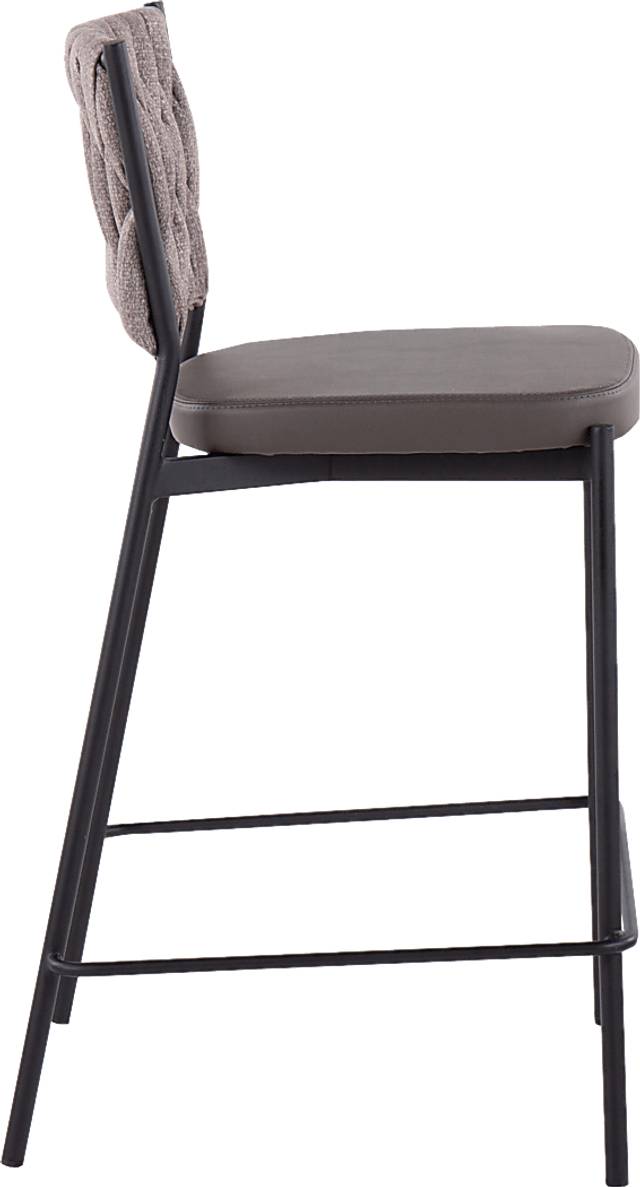 Portola Gem Brown Counter Height Stool, Set of 2 - Thumbnail - Image 4