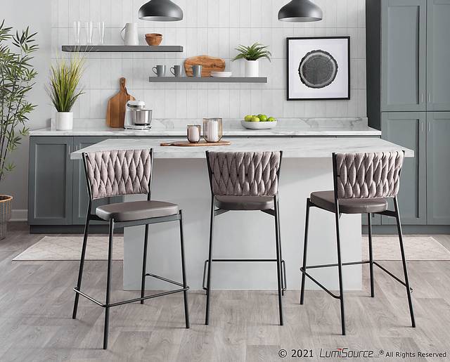 Portola Gem Brown Counter Height Stool, Set of 2 - Thumbnail - Image 8