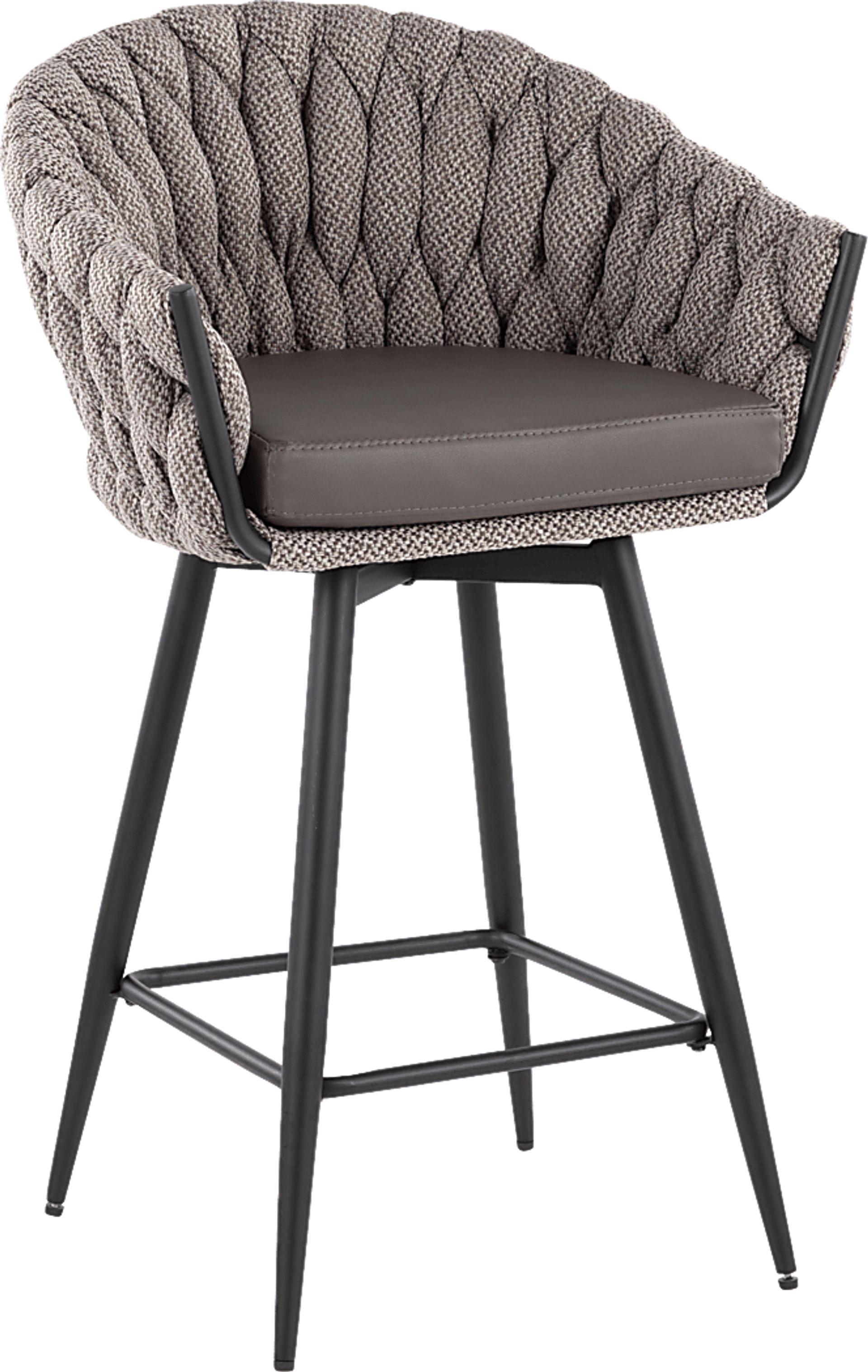 Portola Gem Gray Counter Height Stool, Set of 2 - Image 2