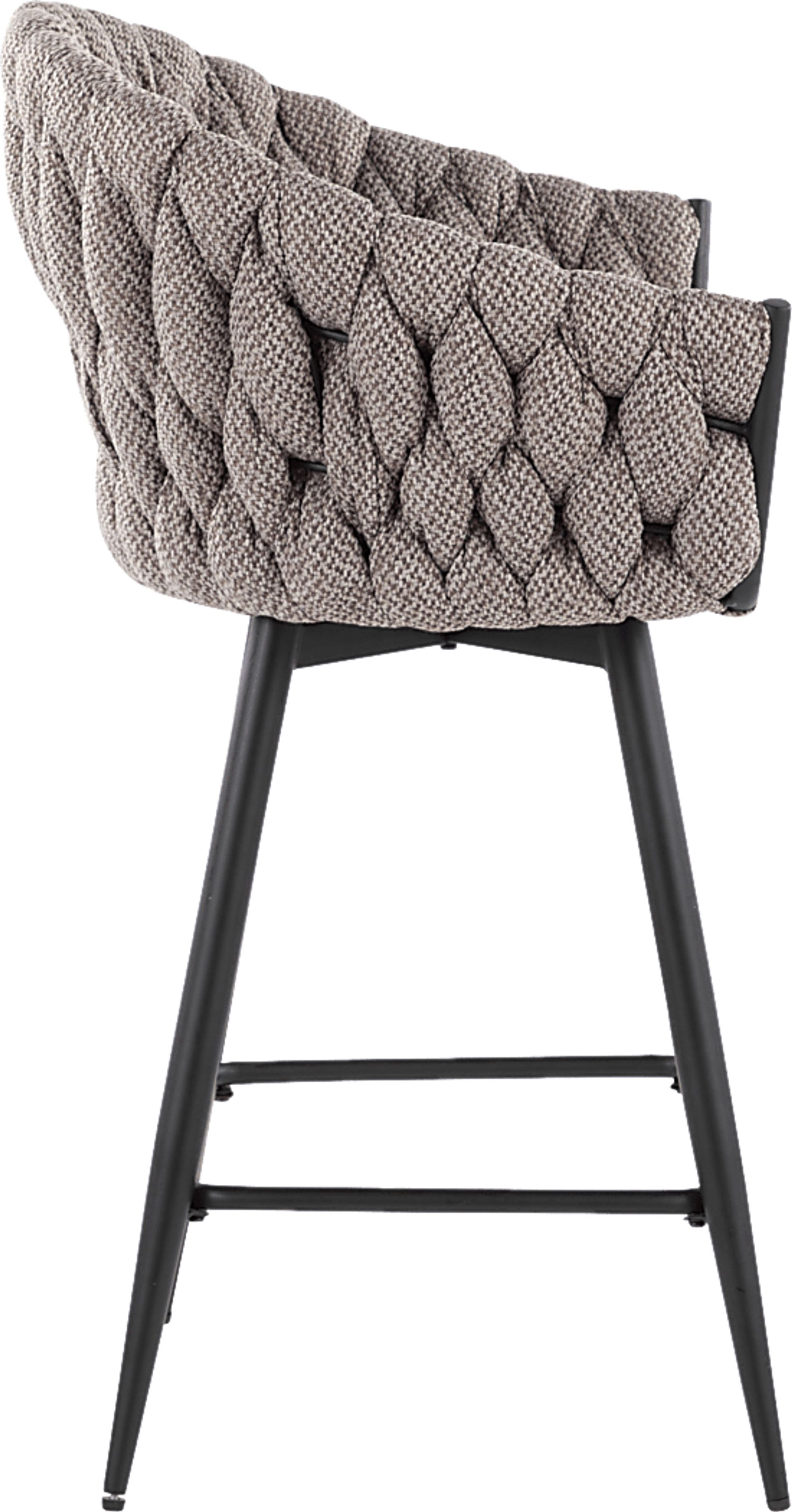 Portola Gem Gray Counter Height Stool, Set of 2 - Image 3