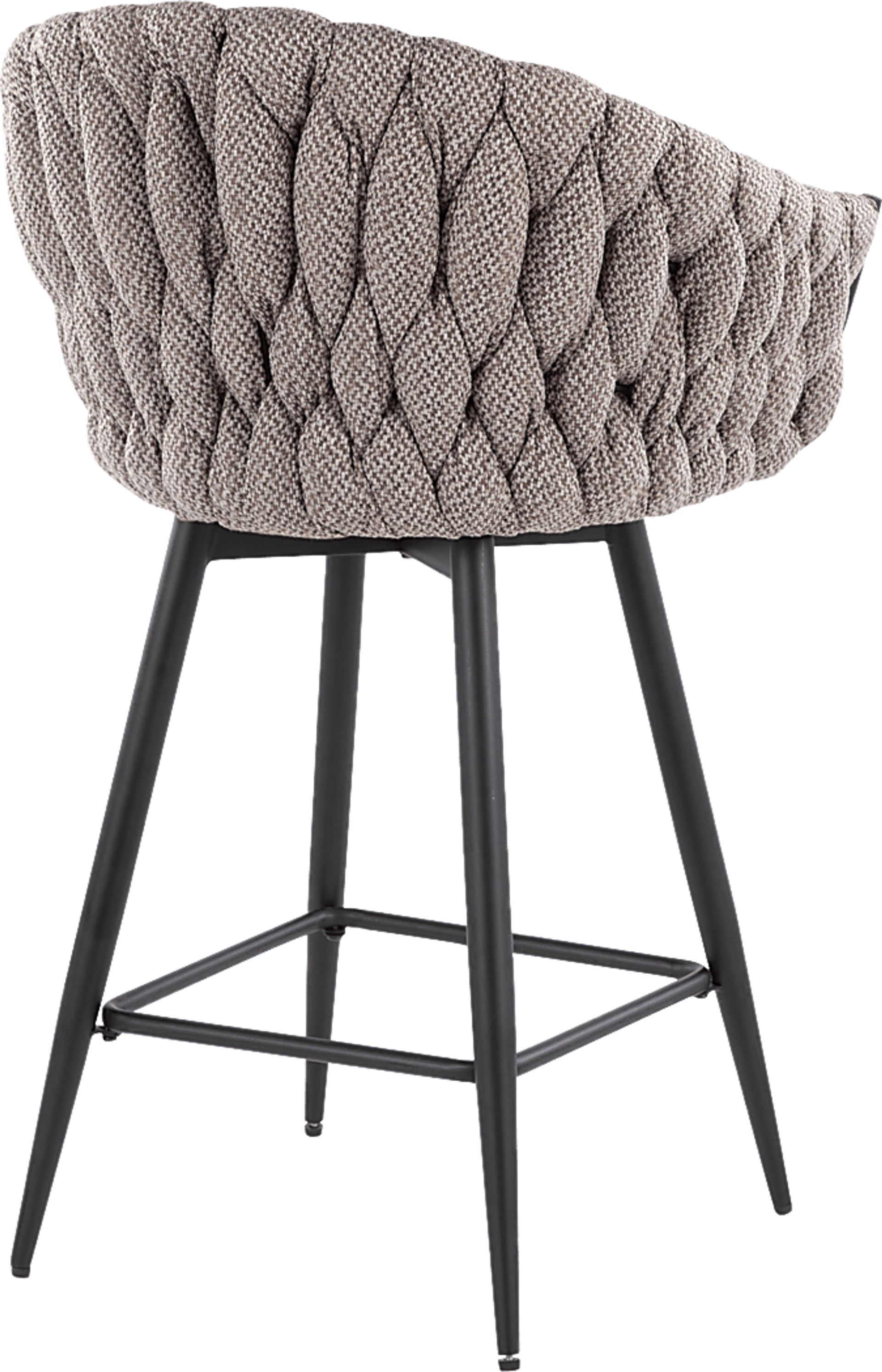 Portola Gem Gray Counter Height Stool, Set of 2 - Image 4