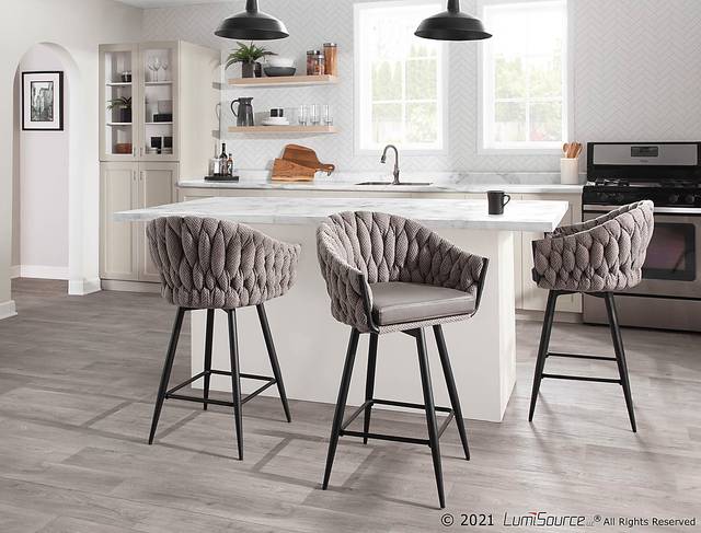 Portola Gem Gray Counter Height Stool, Set of 2 - Thumbnail - Image 9