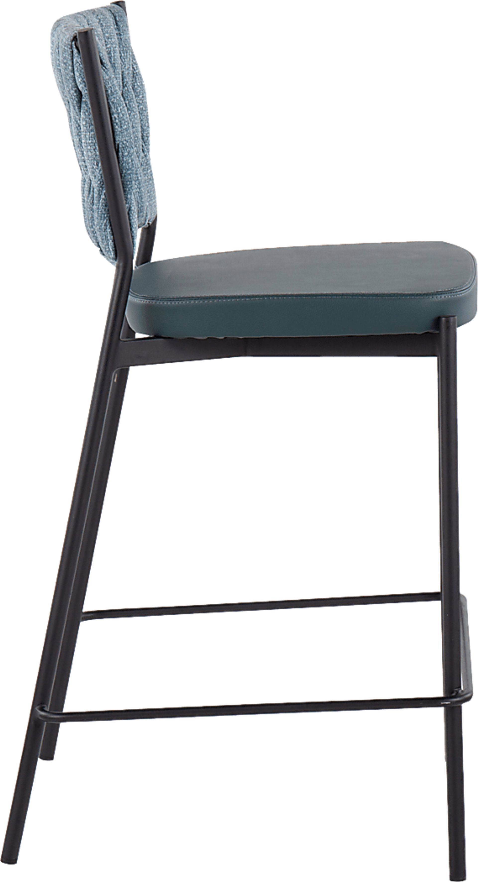 Portola Gem Green Counter Height Stool, Set of 2 - Image 3