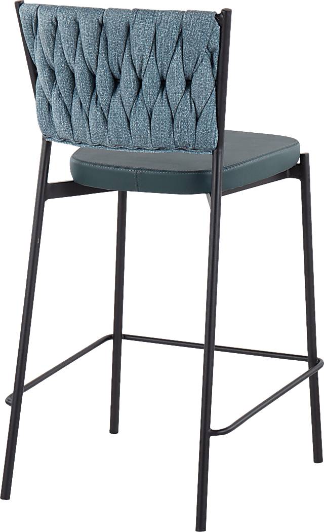Portola Gem Green Counter Height Stool, Set of 2 - Thumbnail - Image 4