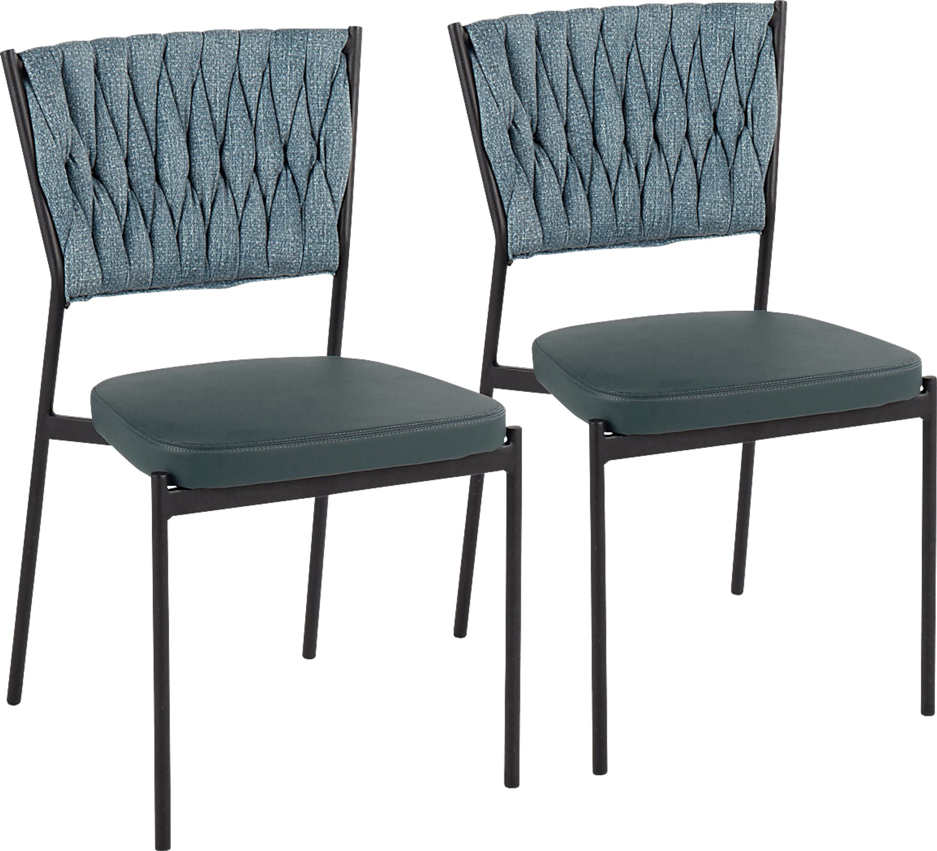 Portola Gem Green Side Chair, Set of 2 - Image 1