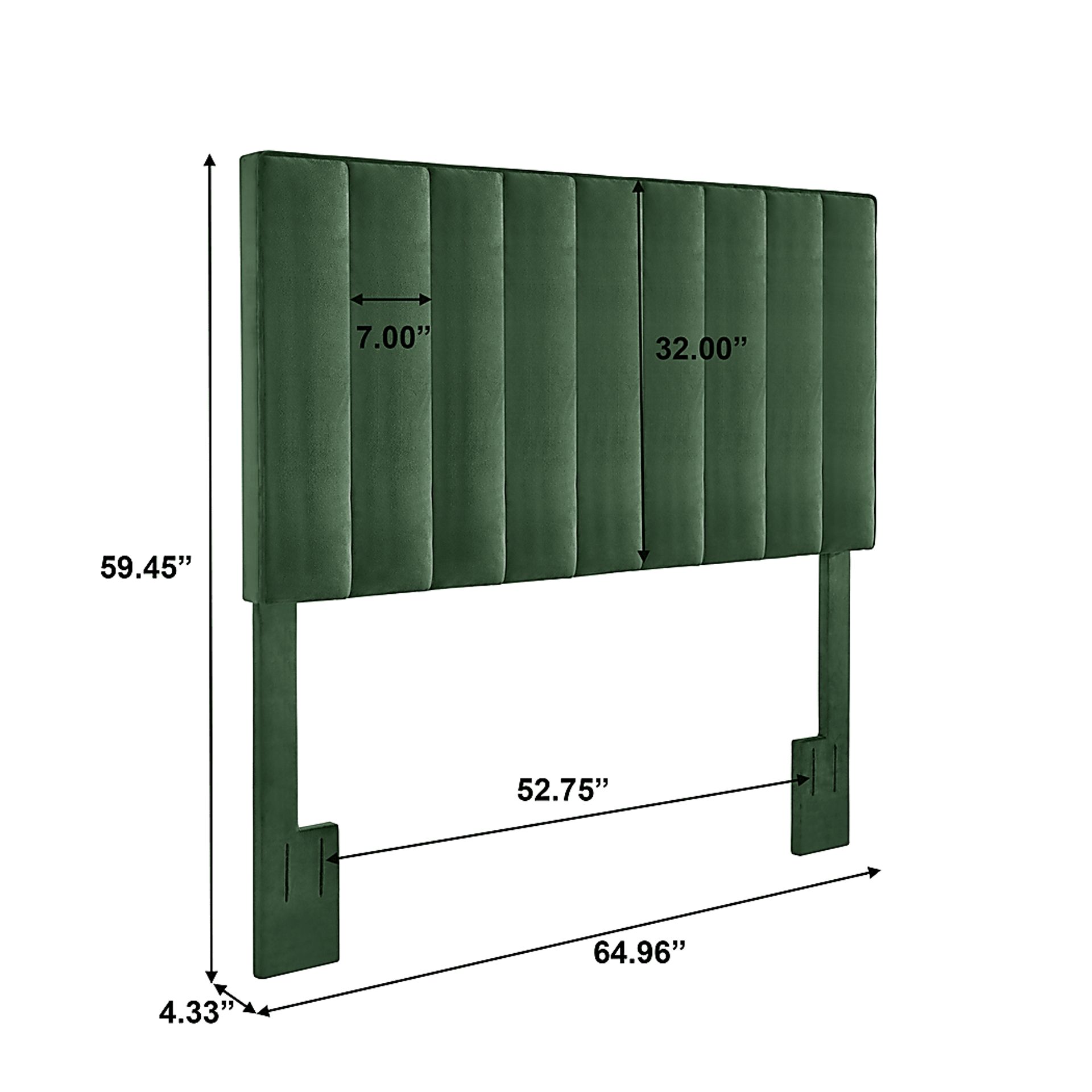 Portrush Green Full/Queen Headboard - Image 7