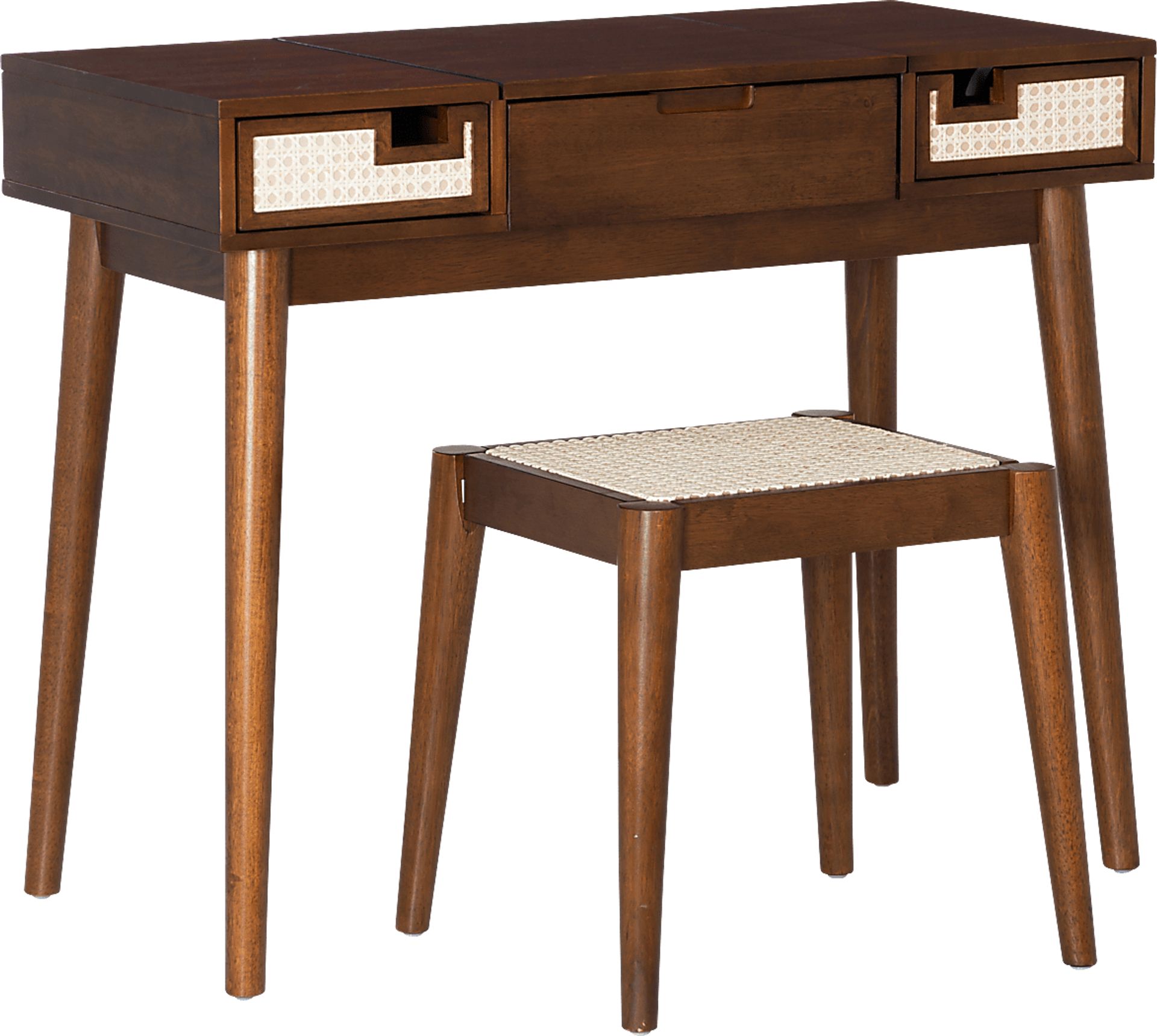 Portsher Walnut Vanity Set - Image 11