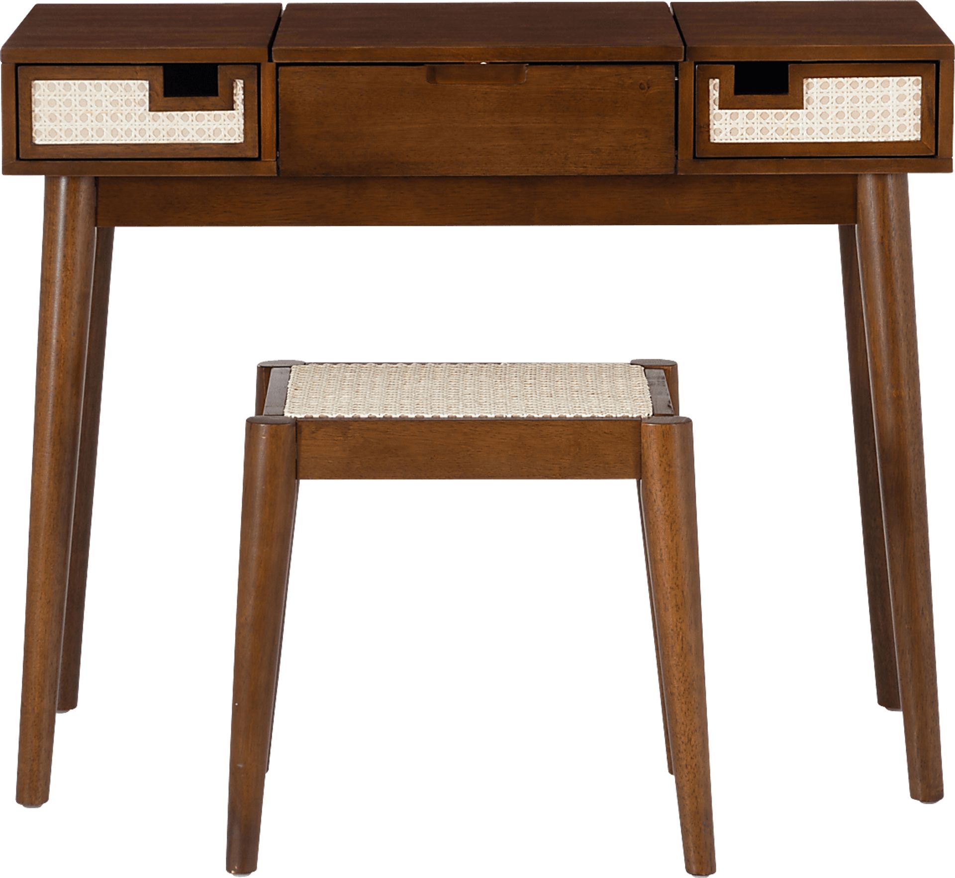 Portsher Walnut Vanity Set - Image 12