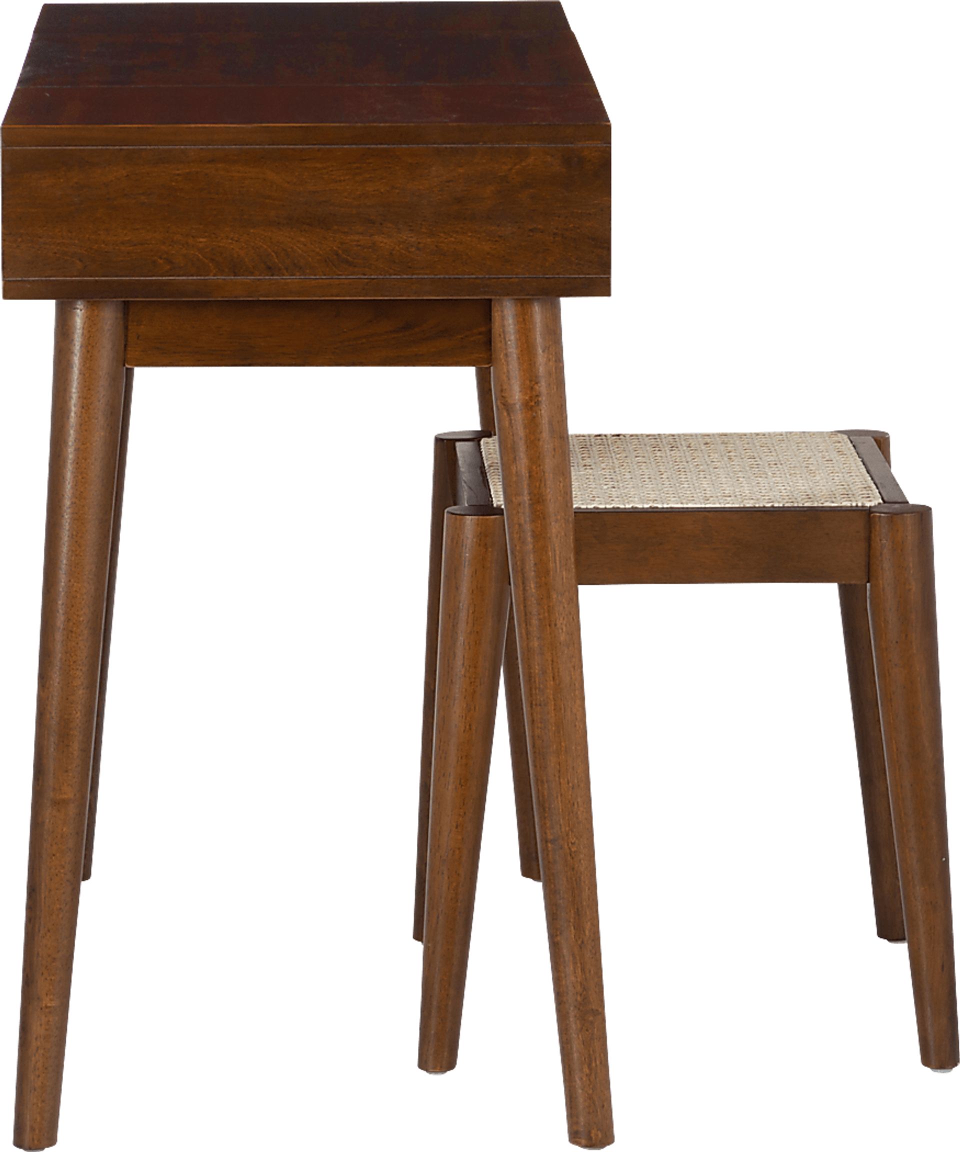 Portsher Walnut Vanity Set - Image 13