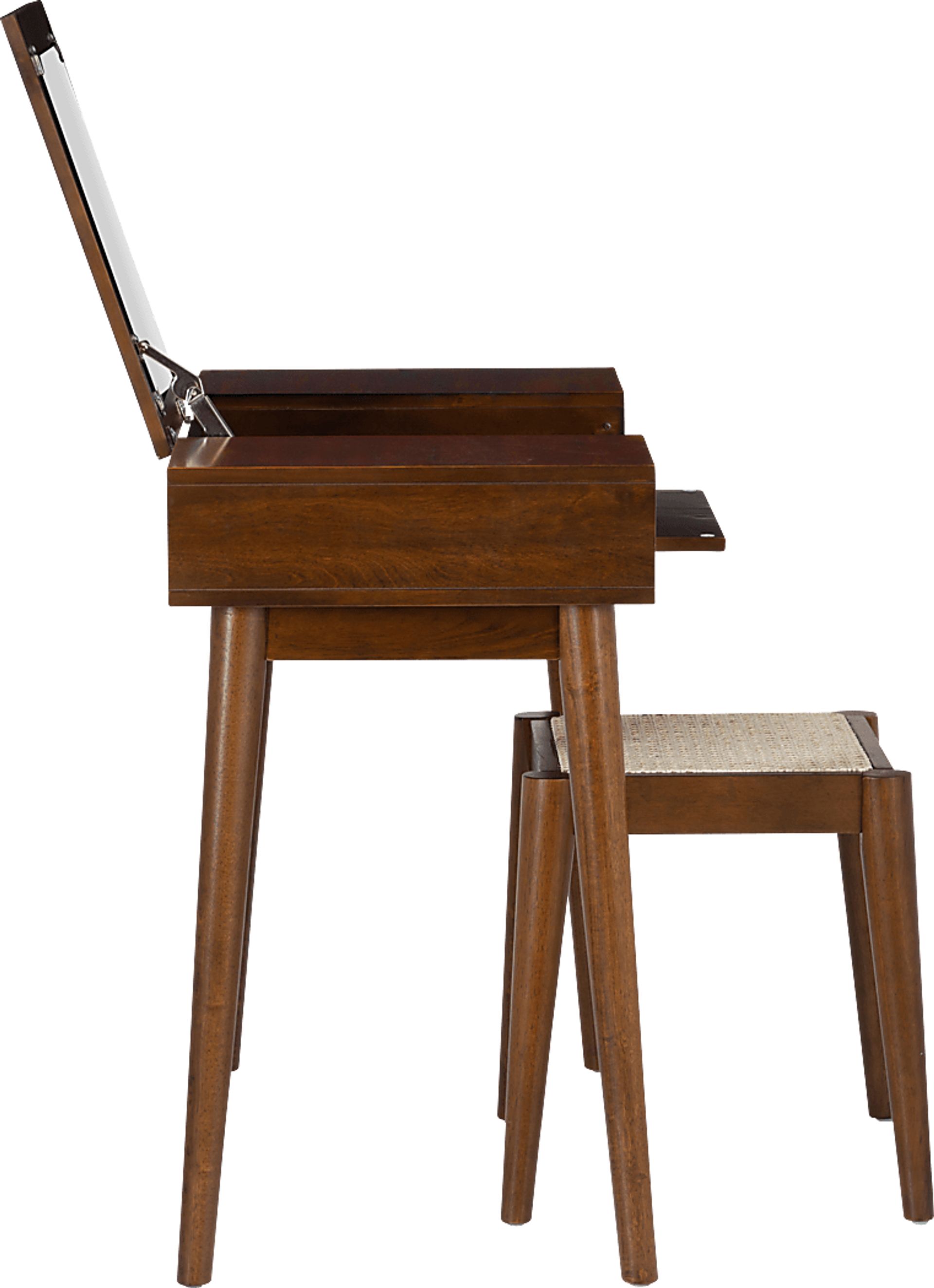Portsher Walnut Vanity Set - Image 7
