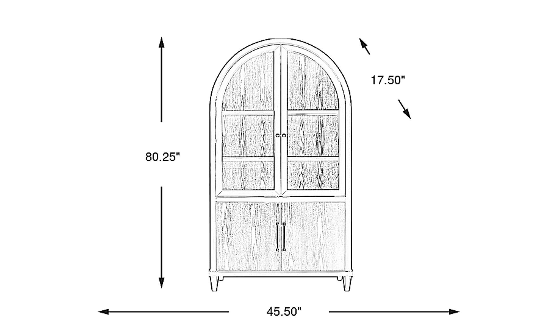 Dimension Image. Please refer to the Dimension Tab on this page for dimension details.