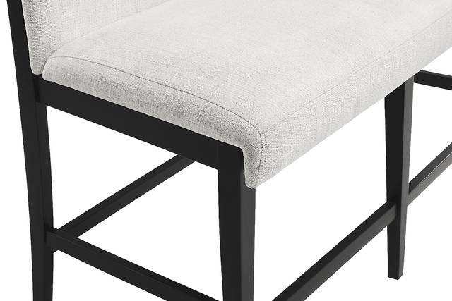 Portsmouth Black Counter Height Bench - Thumbnail - Image 3