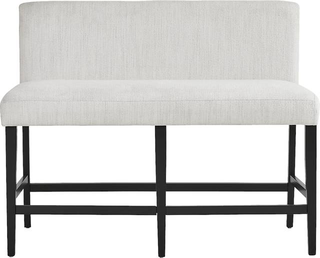 Portsmouth Black Counter Height Bench - Thumbnail - Image 1
