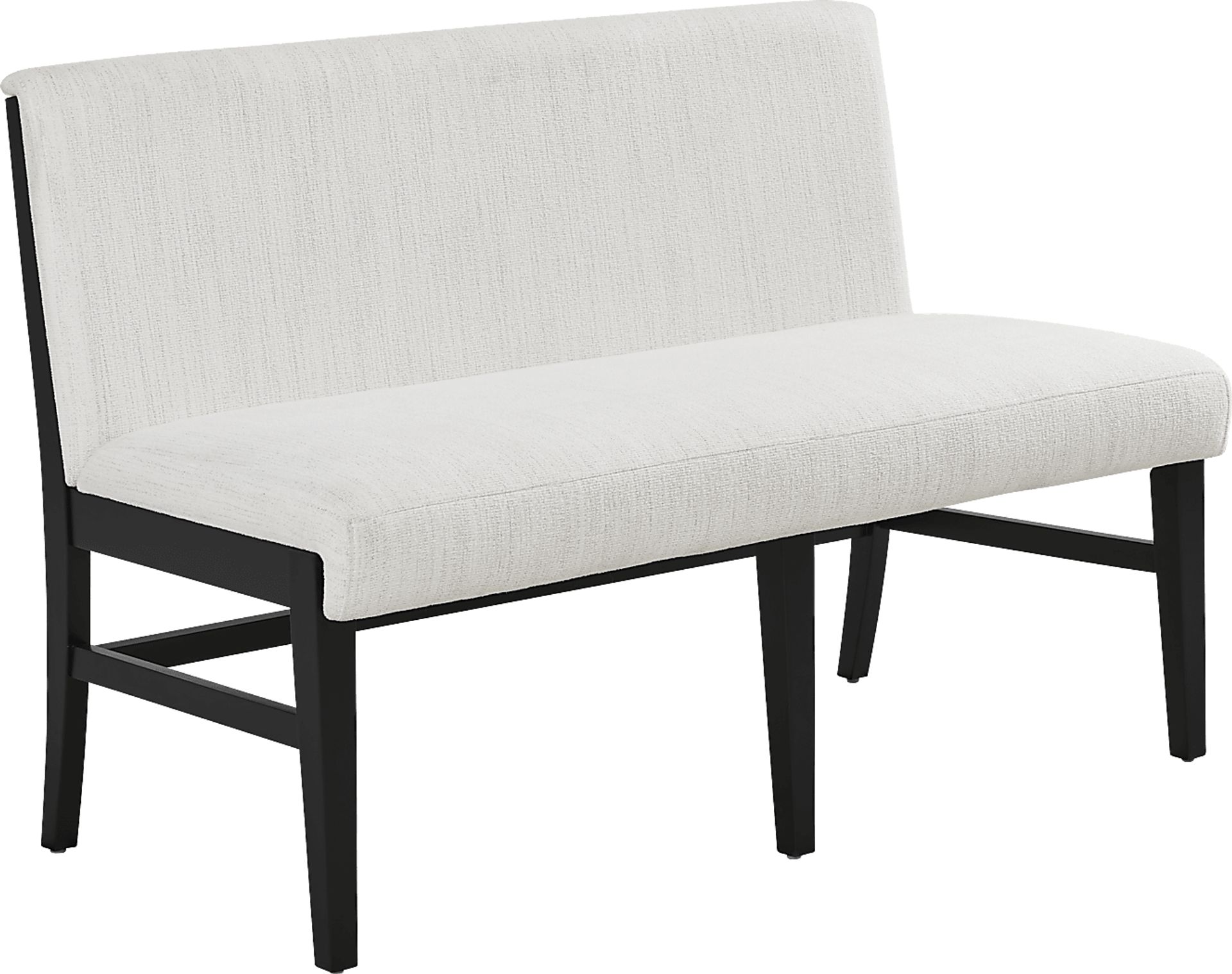 Portsmouth Natural 6 Pc Dining Room with Black Chairs and Bench - Image 3
