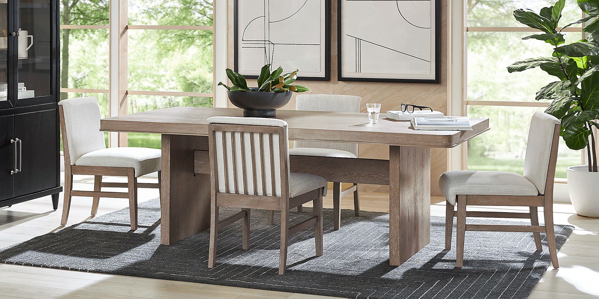 Portsmouth Natural Rectangle Dining Table - Image 2