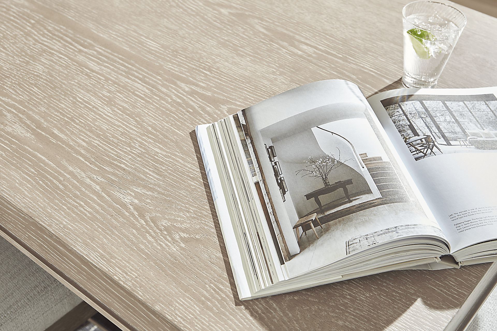 Portsmouth Natural 5 Pc Counter Height Dining Room with Black Stools - Image 3