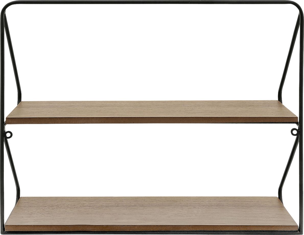 Portview Black Wall Shelf Rooms To Go