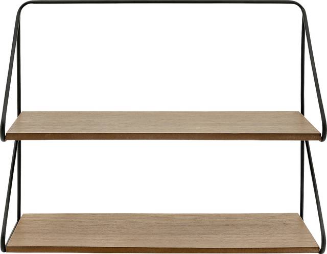 Portview Black Wall Shelf - Thumbnail - Image 1