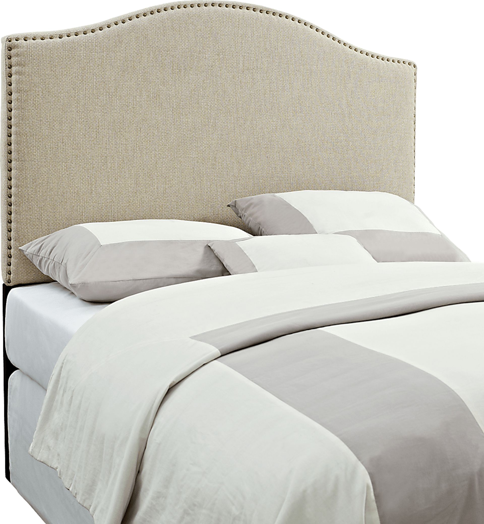 Posey Beige King/California King Headboard - Image 4