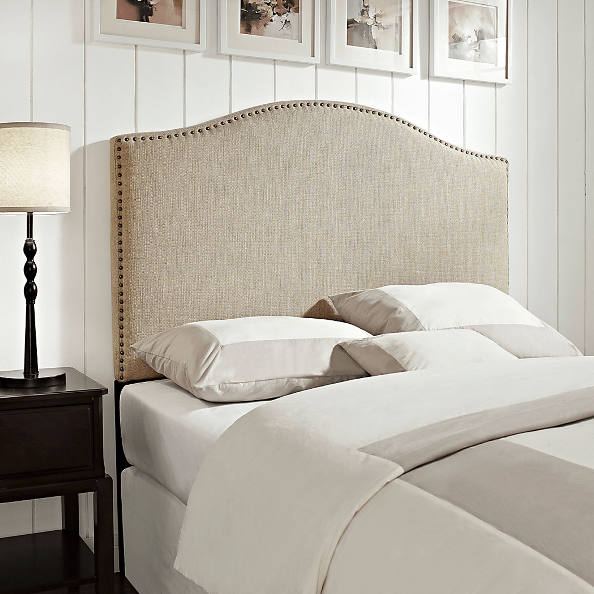 Posey Beige King/California King Headboard - Image 7
