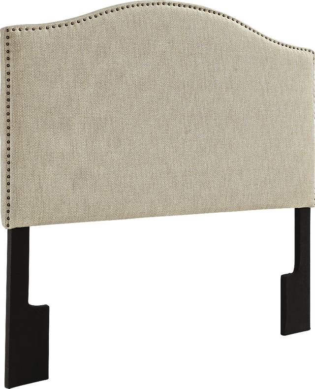 Posey Beige King/California King Headboard - Thumbnail - Image 1