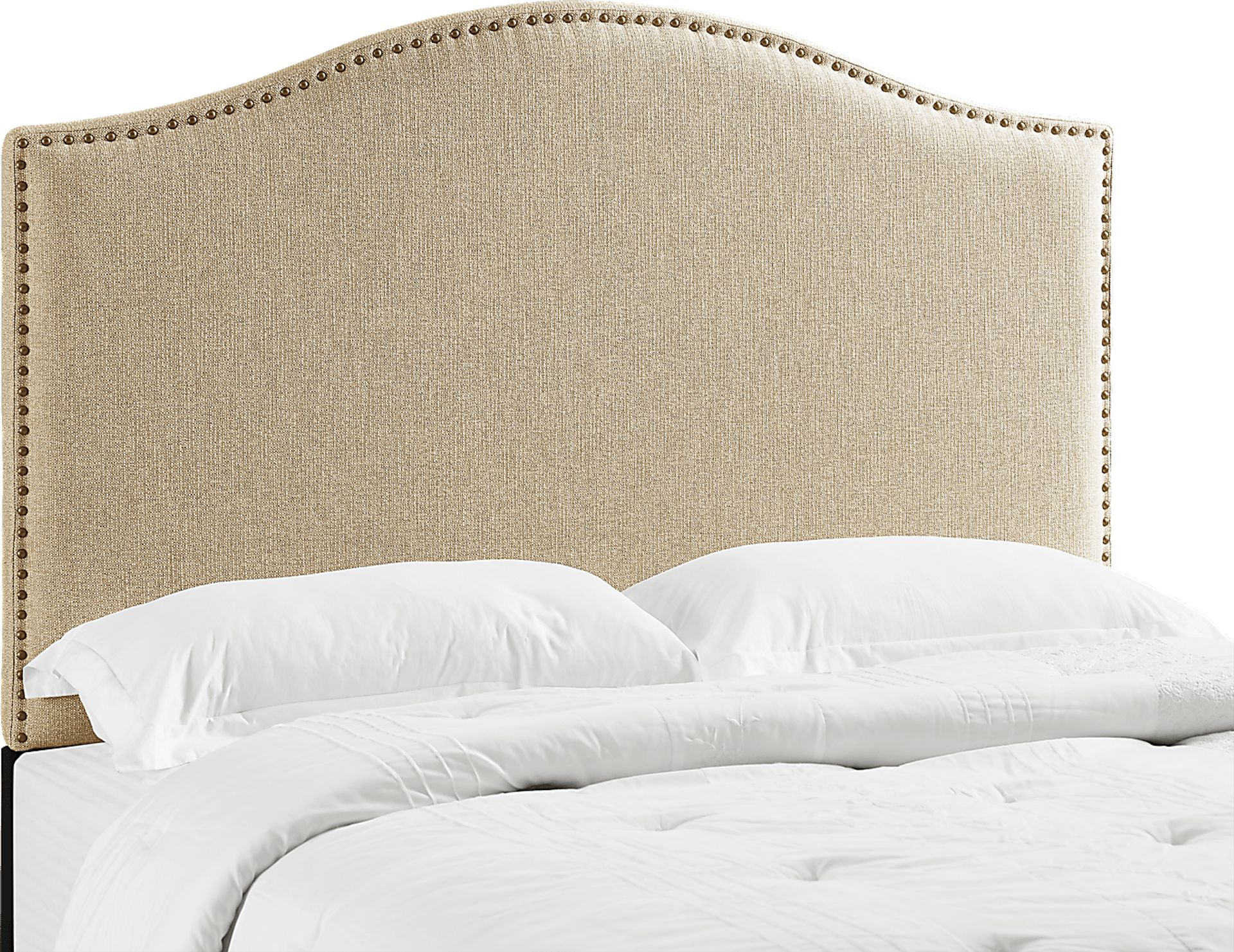 Posey Linen Full/Queen Upholstered Headboard - Image 3
