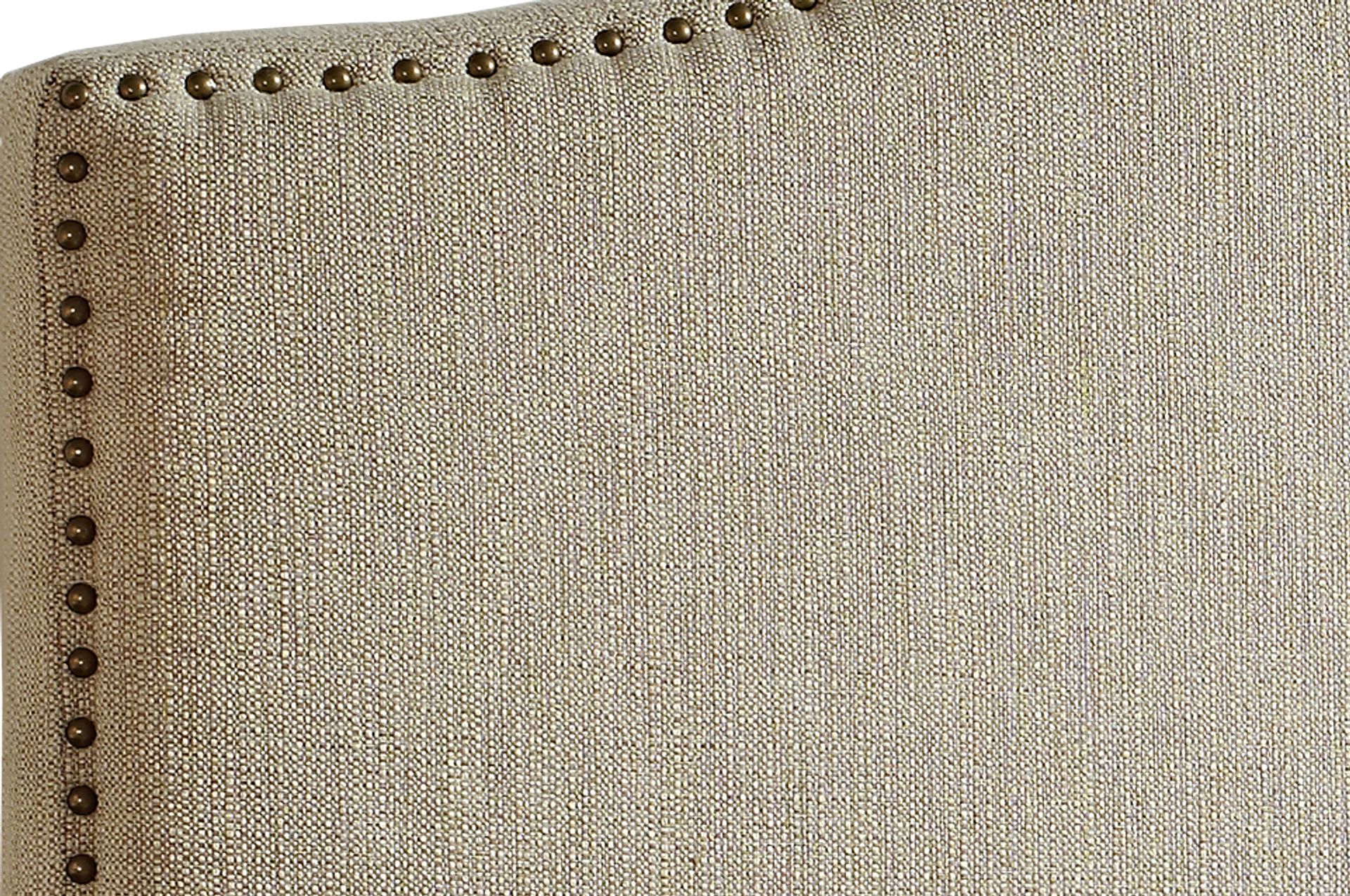 Posey Linen Full/Queen Upholstered Headboard - Image 6