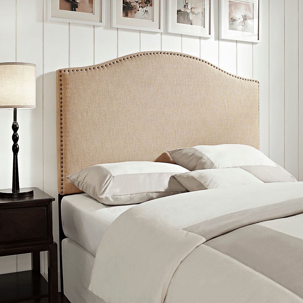 Posey Linen Full/Queen Upholstered Headboard Rooms To Go