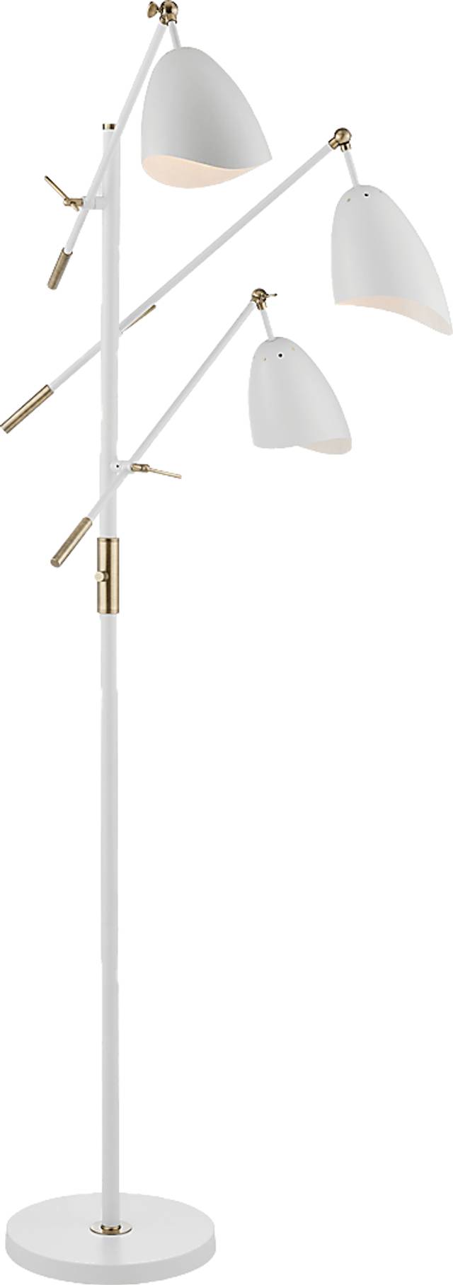 Posey Place White Floor Lamp - Thumbnail - Image 5
