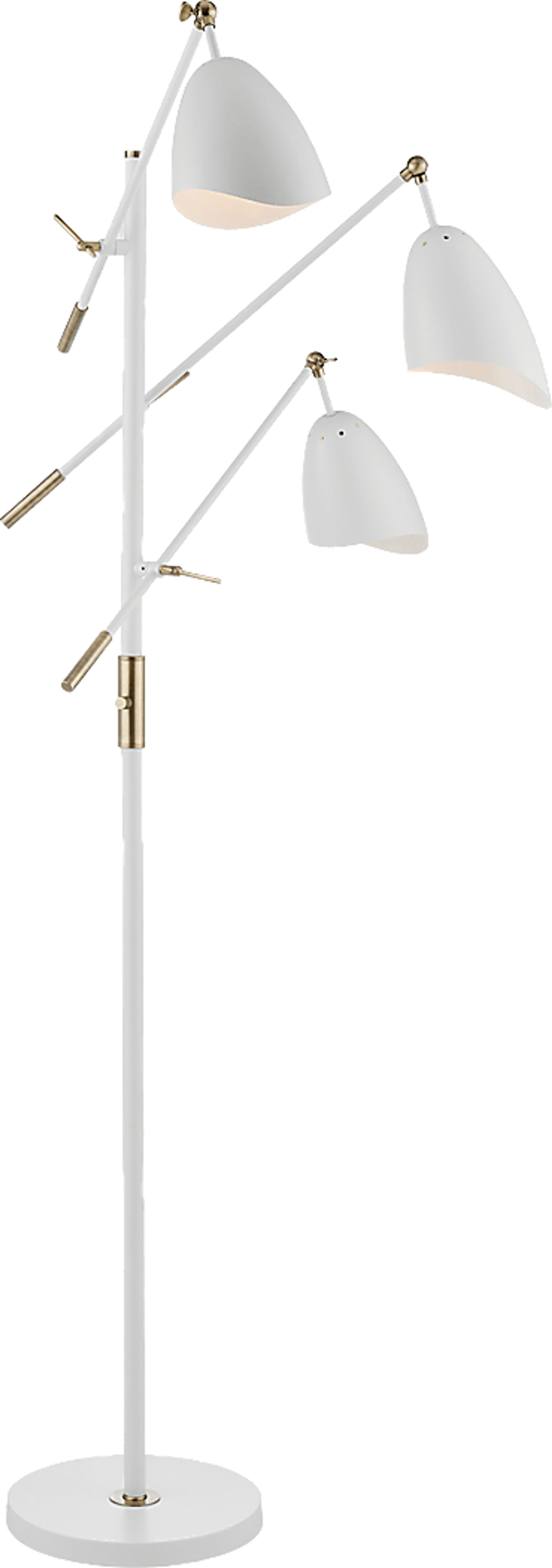 Posey Place White Floor Lamp - Image 5