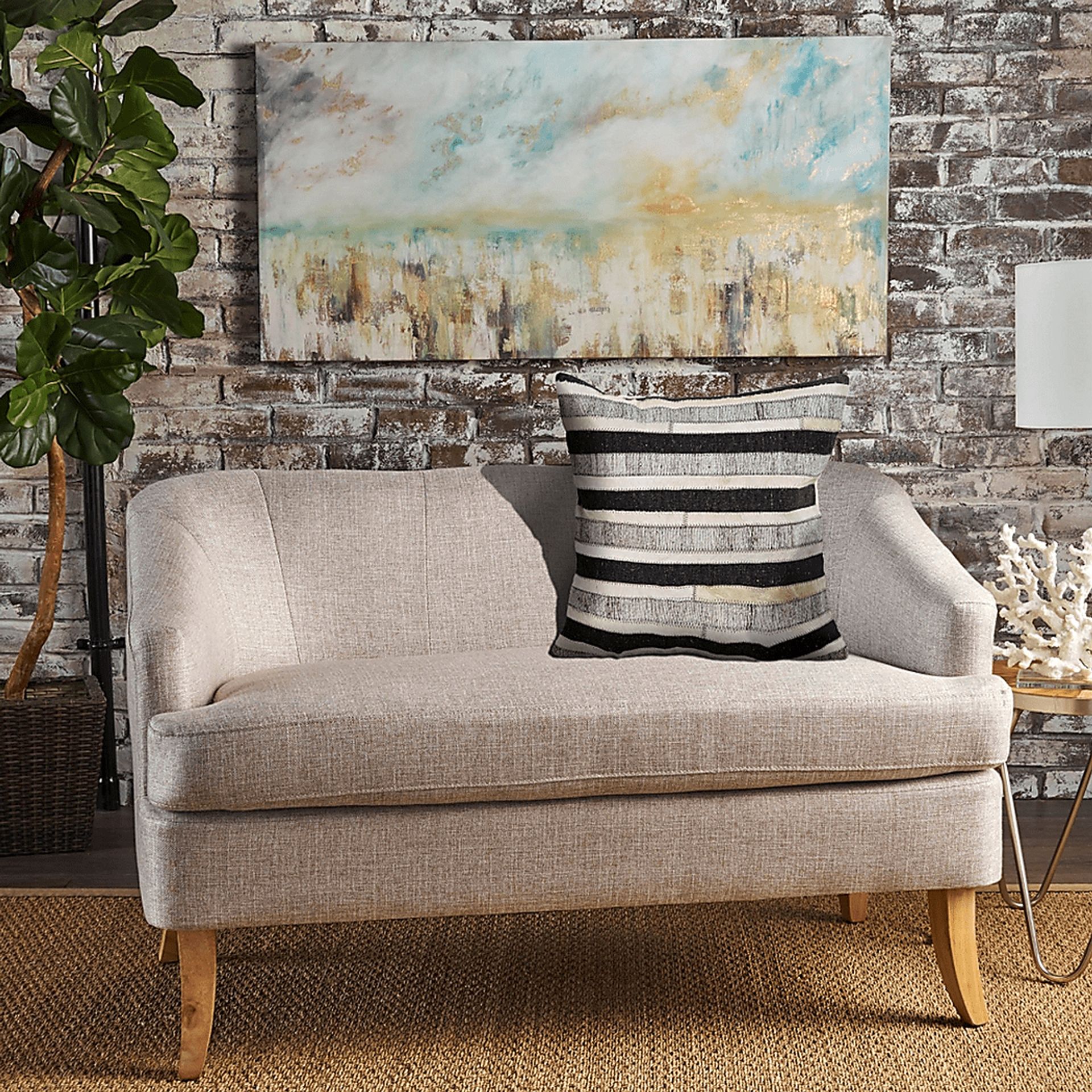 Posieten Gray Throw Pillow - Image 2