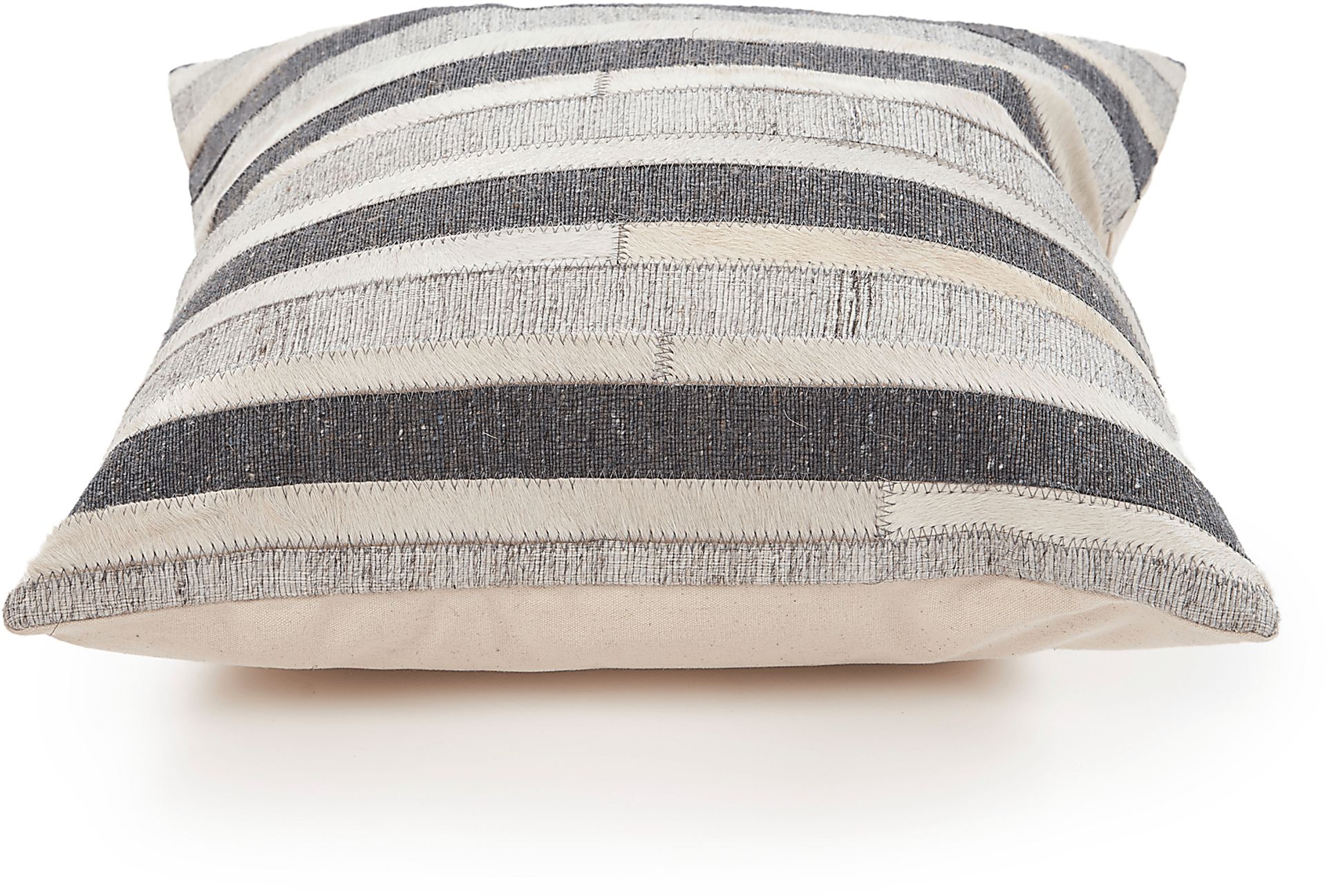 Posieten Gray Throw Pillow - Image 4