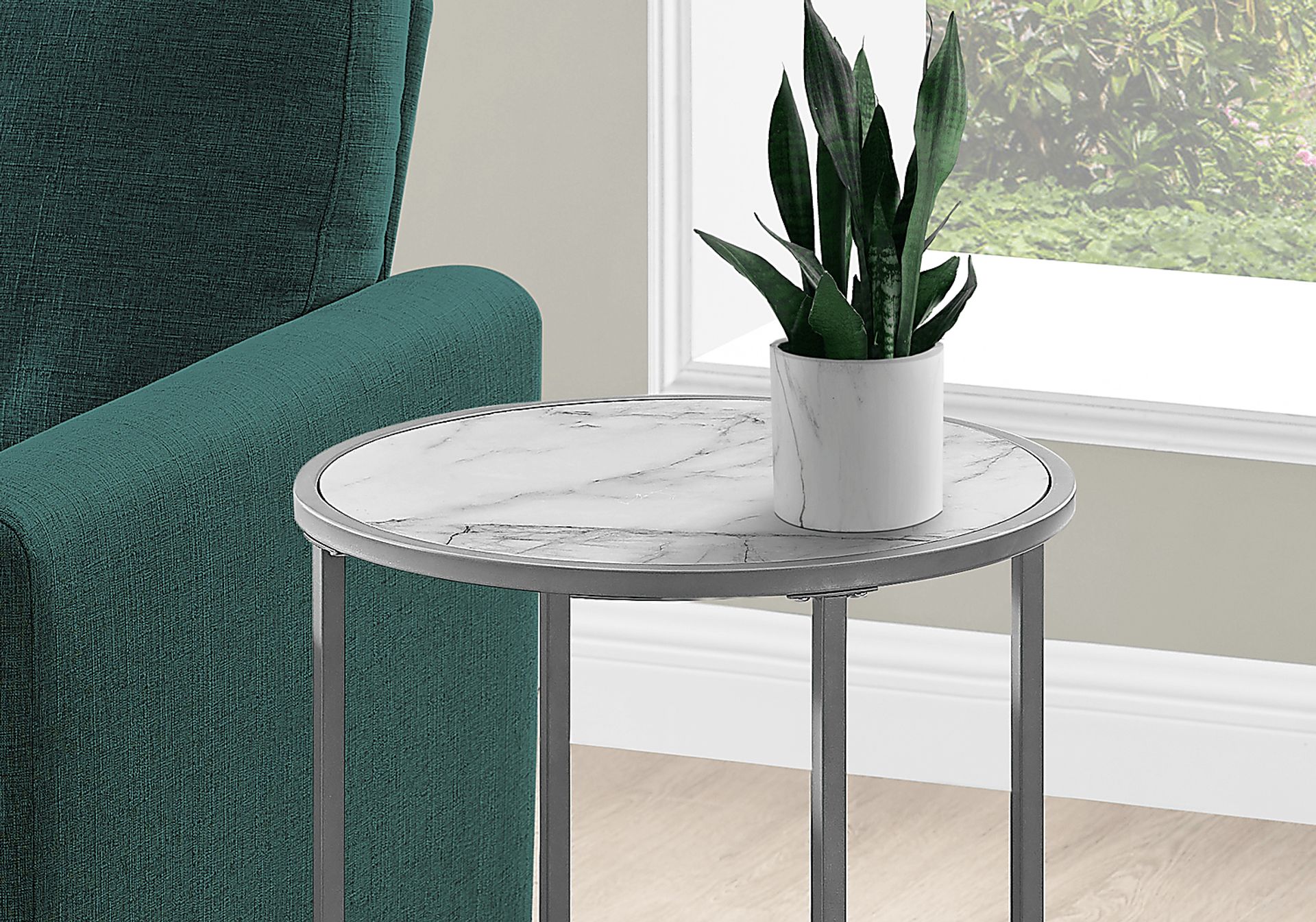 Powellpark White Accent Table - Image 3