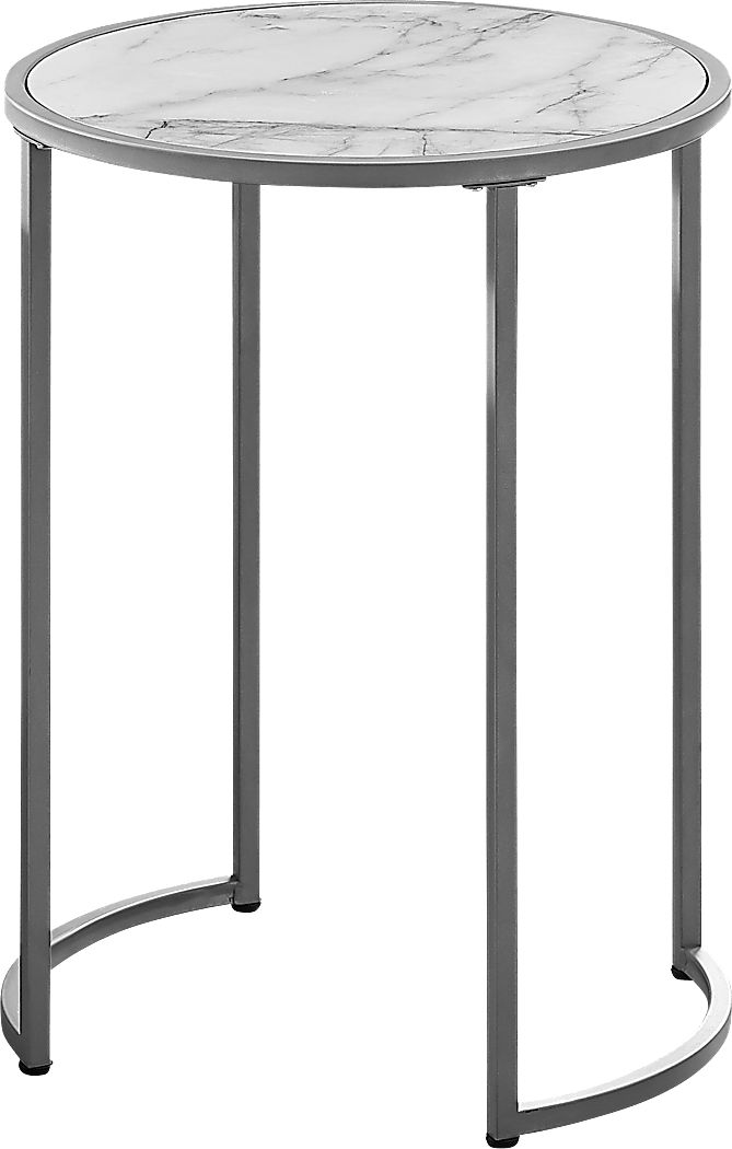 Powellpark White Accent Table