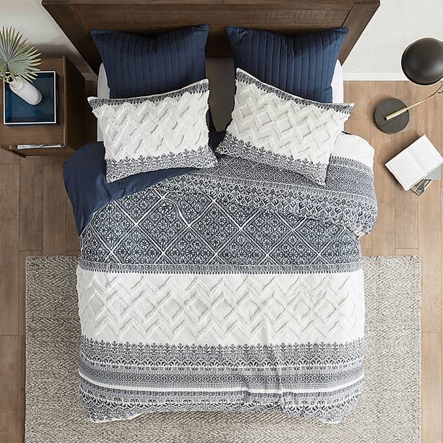 Poweshick Navy 3 Pc King/California King Duvet Set - Thumbnail - Image 2