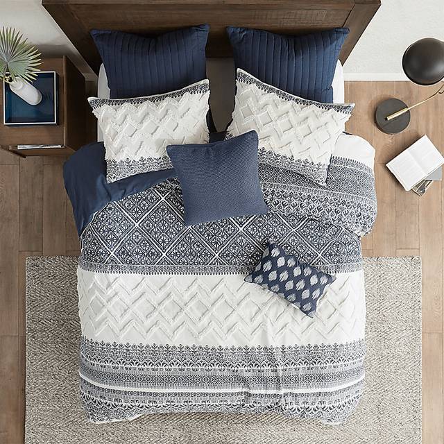 Poweshick Navy 3 Pc King/California King Duvet Set - Thumbnail - Image 5