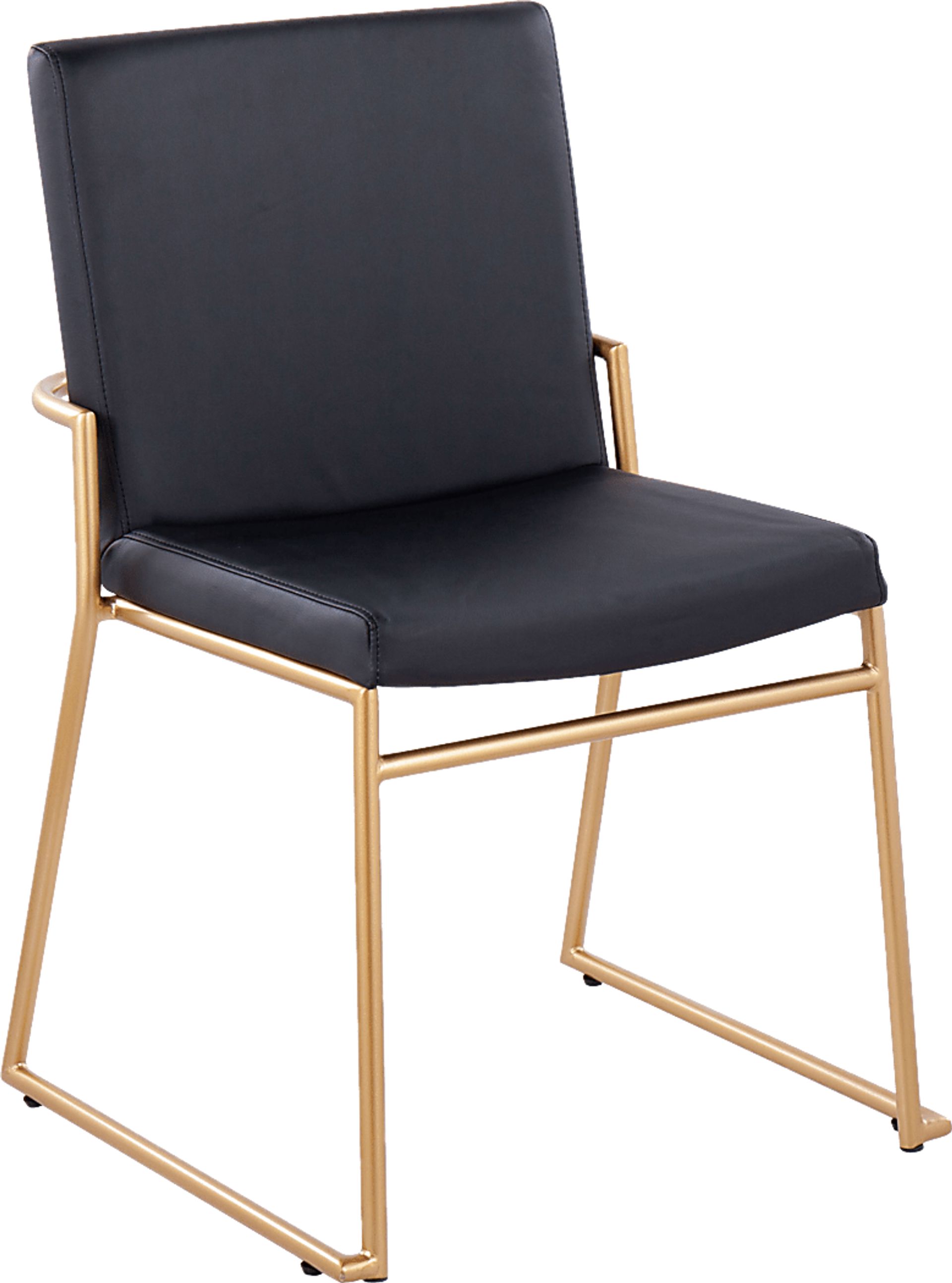 Powhatan I Black Dining Chair, Set of 2 - Image 2