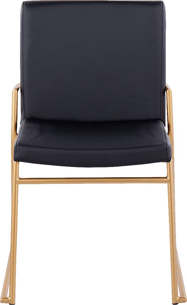 Powhatan I Black Dining Chair, Set of 2 - Thumbnail - Image 3