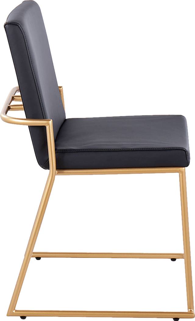 Powhatan I Black Dining Chair, Set of 2 - Thumbnail - Image 4