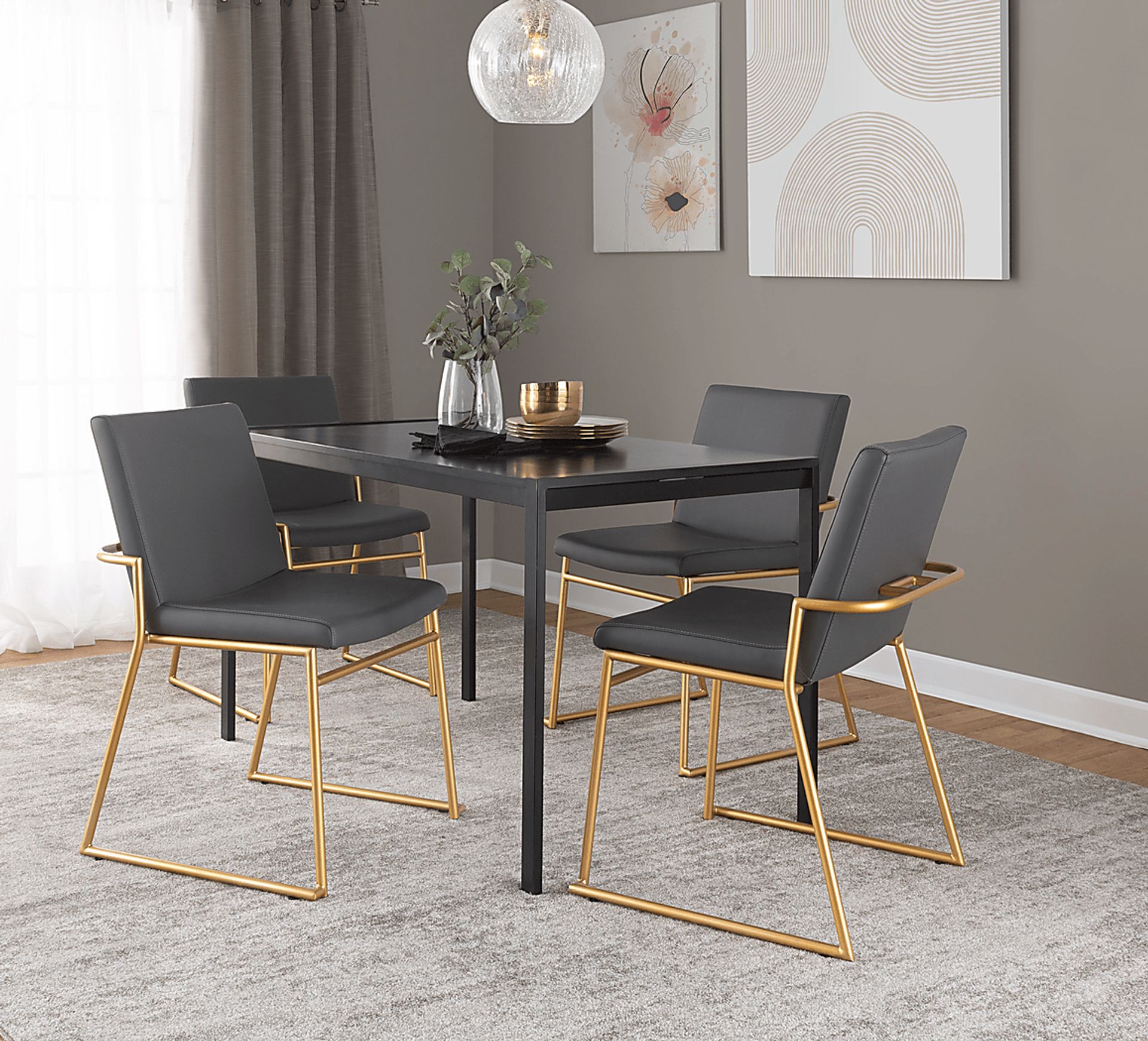 Powhatan I Gray Dining Chair, Set of 2 - Image 2