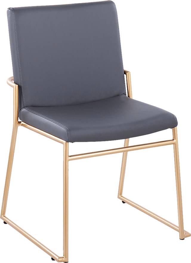 Powhatan I Gray Dining Chair, Set of 2 - Thumbnail - Image 4