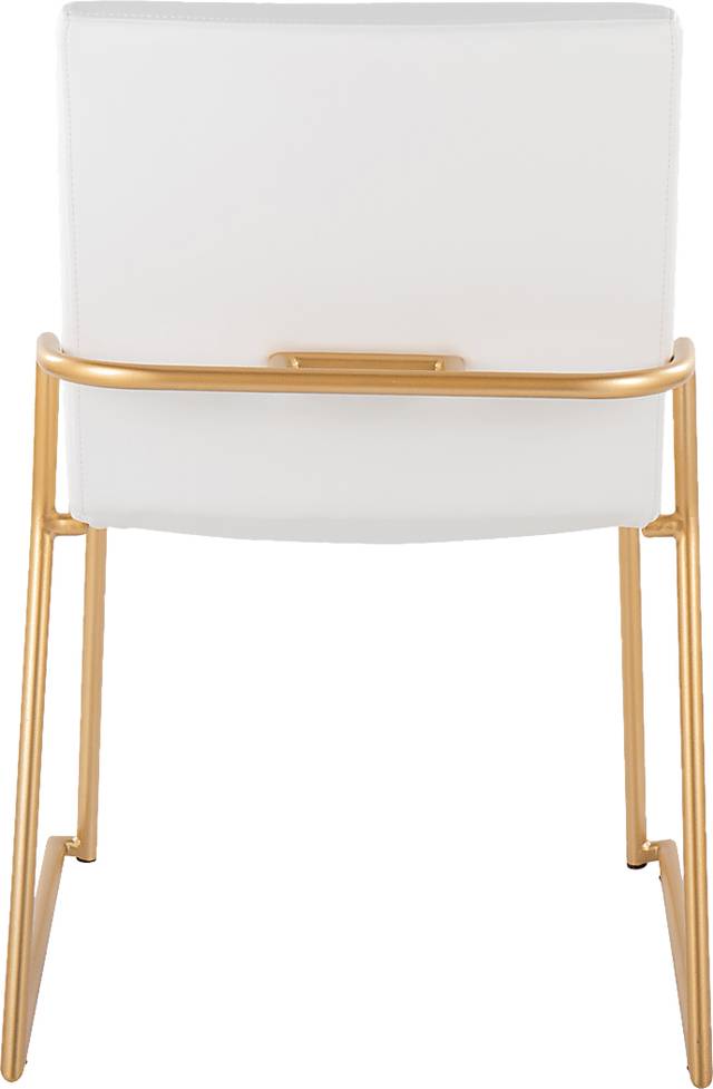 Powhatan I White Dining Chair, Set of 2 - Thumbnail - Image 5