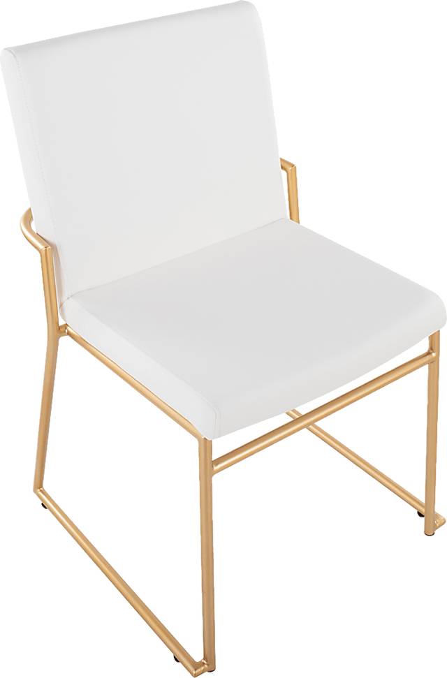 Powhatan I White Dining Chair, Set of 2 - Thumbnail - Image 6